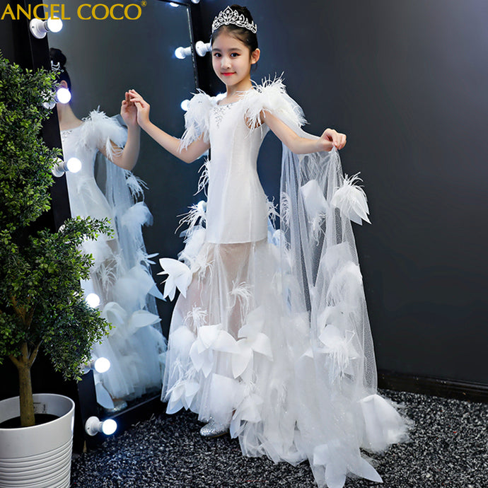 2 16 Yrs Teenagers Girls Dress Wedding Party Princess Christmas Dresse For Girl Party Costume Kids Cotton Party Girls Clothing