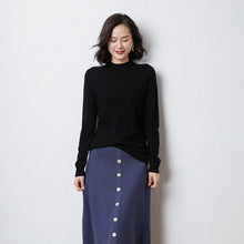Load image into Gallery viewer, casual ladies   mongolia cashmere sweater, long sleeve,elegant sweater,christmas sweater,sweater women invierno 2019