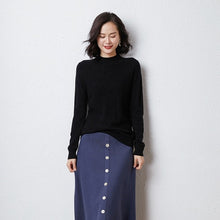 Load image into Gallery viewer, casual ladies   mongolia cashmere sweater, long sleeve,elegant sweater,christmas sweater,sweater women invierno 2019