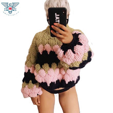 Load image into Gallery viewer, Casual Loose Sweater 2019 Women Knitted Pullovers And Sweaters Oversize Jumper Tops Christmas Sweater Knitwear Winter Clothes