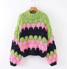 Load image into Gallery viewer, Casual Loose Sweater 2019 Women Knitted Pullovers And Sweaters Oversize Jumper Tops Christmas Sweater Knitwear Winter Clothes