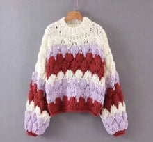 Load image into Gallery viewer, Casual Loose Sweater 2019 Women Knitted Pullovers And Sweaters Oversize Jumper Tops Christmas Sweater Knitwear Winter Clothes