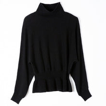 Load image into Gallery viewer, High End Pure Cashmere Knit Turtleneck Sweater Autumn Fashion Loose Jumper Women Korean Tunic Christmas Sweater Pullover Outwear
