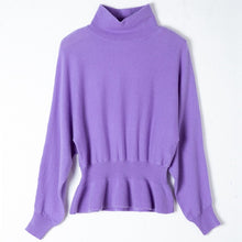 Load image into Gallery viewer, High End Pure Cashmere Knit Turtleneck Sweater Autumn Fashion Loose Jumper Women Korean Tunic Christmas Sweater Pullover Outwear