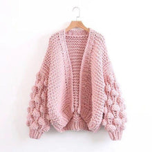 Load image into Gallery viewer, Cardigan female women long sleeve winter sweater christmas jumper streetwear knitted sweater women winter 2018 TA870