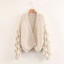 Load image into Gallery viewer, Cardigan female women long sleeve winter sweater christmas jumper streetwear knitted sweater women winter 2018 TA870