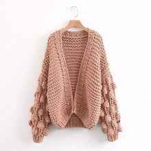 Load image into Gallery viewer, Cardigan female women long sleeve winter sweater christmas jumper streetwear knitted sweater women winter 2018 TA870