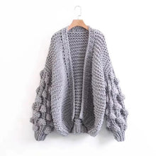 Load image into Gallery viewer, Cardigan female women long sleeve winter sweater christmas jumper streetwear knitted sweater women winter 2018 TA870