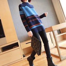 Load image into Gallery viewer, Winter Fashion Pattern knitted Jumper Sweater Loose Casual Streetwear Female Womens Long Sleeve Christmas Pullover 2019