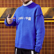 Load image into Gallery viewer, Warm Winter Men Knitted Sweater High Street China Autumn Pullover Men Wool Turtleneck Korean Style Christmas Sweater Sweaters