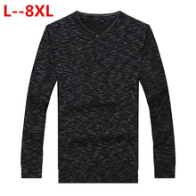 Load image into Gallery viewer, 8XL 6XL 5XL 4X Winter Henley Neck Sweater Men Cashmere Pullover Christmas Sweater Mens Knitted Sweaters Pull Homme Jersey Hombre