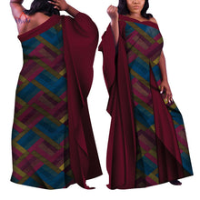 Load image into Gallery viewer, 2019 ankara african dresses for women Autumn sleeveless Dashiki african print clothes plus size christmas dress 5xl WY4820