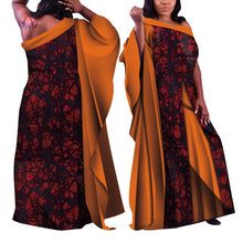 Load image into Gallery viewer, 2019 ankara african dresses for women Autumn sleeveless Dashiki african print clothes plus size christmas dress 5xl WY4820