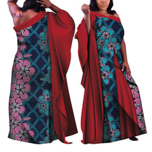 Load image into Gallery viewer, 2019 ankara african dresses for women Autumn sleeveless Dashiki african print clothes plus size christmas dress 5xl WY4820