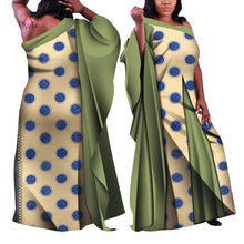 Load image into Gallery viewer, 2019 ankara african dresses for women Autumn sleeveless Dashiki african print clothes plus size christmas dress 5xl WY4820