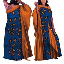 Load image into Gallery viewer, 2019 ankara african dresses for women Autumn sleeveless Dashiki african print clothes plus size christmas dress 5xl WY4820