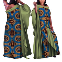 Load image into Gallery viewer, 2019 ankara african dresses for women Autumn sleeveless Dashiki african print clothes plus size christmas dress 5xl WY4820