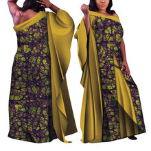 Load image into Gallery viewer, 2019 ankara african dresses for women Autumn sleeveless Dashiki african print clothes plus size christmas dress 5xl WY4820