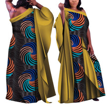 Load image into Gallery viewer, 2019 ankara african dresses for women Autumn sleeveless Dashiki african print clothes plus size christmas dress 5xl WY4820