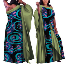 Load image into Gallery viewer, 2019 ankara african dresses for women Autumn sleeveless Dashiki african print clothes plus size christmas dress 5xl WY4820