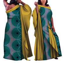 Load image into Gallery viewer, 2019 ankara african dresses for women Autumn sleeveless Dashiki african print clothes plus size christmas dress 5xl WY4820