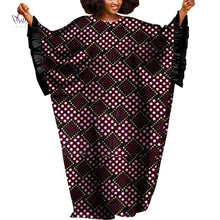 Load image into Gallery viewer, 2019 african dresses for women Autumn long sleeve Dashiki african print clothing plus size christmas dress 5xl WY4974