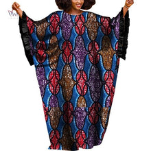 Load image into Gallery viewer, 2019 african dresses for women Autumn long sleeve Dashiki african print clothing plus size christmas dress 5xl WY4974