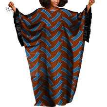 Load image into Gallery viewer, 2019 african dresses for women Autumn long sleeve Dashiki african print clothing plus size christmas dress 5xl WY4974