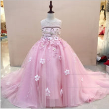 Load image into Gallery viewer, Custom made baby girls princess dress kids christmas dresses for girls birthday party children cinderella clothes belle clothing