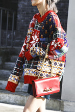 Load image into Gallery viewer, 2019 Ugly Christmas Sweater Women Pullover Warm Knitted Long Sleeve Sweaters Jumper Top Blouse Winter Coat Women Red Pull Femme