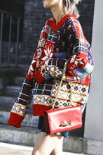 Load image into Gallery viewer, 2019 Ugly Christmas Sweater Women Pullover Warm Knitted Long Sleeve Sweaters Jumper Top Blouse Winter Coat Women Red Pull Femme