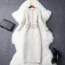 Load image into Gallery viewer, Office Diamonds Sexy Dress 2019 New Superior Quality Ladies Christmas Women Dresses S Xl Free Shipping Lady Pencil Winter Dress