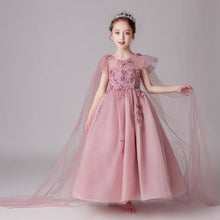 Load image into Gallery viewer, 2018Fashion Children Girls Luxury Model Catwalk Birthday Wedding Party Dress Kids Christmas Costume Clothing Dress 3~13 Years