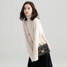 Load image into Gallery viewer, 2018 Fashion Winter Women Sweater Turtleneck Pullover Female Warm Loose Twist Pull Jumpers Oversized Knitted Sweaters Christmas