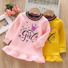 Load image into Gallery viewer, FBaby Girl Clothes 2-7T Winter Girls Cartoon Print Christmas Sweater Skirt Princess Cute Casual Long Sleeve Dress