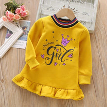 Load image into Gallery viewer, FBaby Girl Clothes 2-7T Winter Girls Cartoon Print Christmas Sweater Skirt Princess Cute Casual Long Sleeve Dress