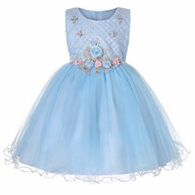 Load image into Gallery viewer, Baby Girls Clothes Flower girl dress for Girls Kids Tutu Birthday Party Dress Infant 2-14 years Kids Christmas Party Dress
