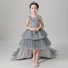Load image into Gallery viewer, 2018 Summer New Children Girls Elegant Children Christmas Halloween Costume Dress Girl Tutu Dress Birthday Evening Party Dress
