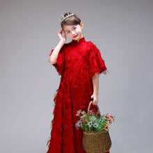 Load image into Gallery viewer, 2019 New Kids Girls Elegant Fancy First Holy Communion Princess Wedding Party Dress Children Christmas Long Dress Vestido L22