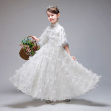 Load image into Gallery viewer, 2019 New Kids Girls Elegant Fancy First Holy Communion Princess Wedding Party Dress Children Christmas Long Dress Vestido L22
