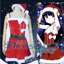 Load image into Gallery viewer, My Little Sister Can't Be This Cute Kirino Kousaka Oreimo Gokou Ruri Black cat Christmas cos  Dress Cosplay Costume