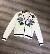 Load image into Gallery viewer, 2019 Autumn &amp; Winter Casual Fashion Embroidery Print Cardigan Christmas Sweater Free Shipping Worldwide