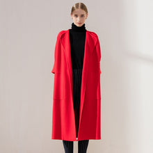 Load image into Gallery viewer, 2017 Long Wsweater women Cardigans Pockets Solid Open Stitch Half Knitted Fashion Thick Woman's Sweaters Coat Christmas Sweater