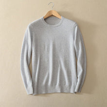 Load image into Gallery viewer, 100% Cashmere Mens Christmas Sweater O-neck Long Sleeve Sweaters Europe Fashion Mens Sweaters Casual Autumn/winter Mens Sweaters