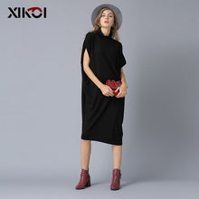 Load image into Gallery viewer, XIKOI New Arrived Christmas Women Knitted Sweater Oversize Long Pullover Casual Solid Sweater Dress Woman Sweaters And Pullovers