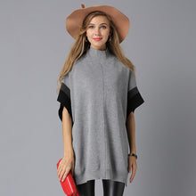 Load image into Gallery viewer, XIKOI Christmas Sweater Women Knitting Pullovers Short Sleeve Solid Thick Jersey Mujer Invierno Womans Sweaters Short Feminino