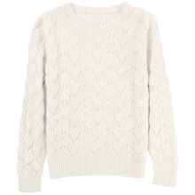Load image into Gallery viewer, Fluffy Cashmere White Christmas Sweater For Women Knitted Fashion Warm Jacket Long Sleeve Jersey Clothing 2018 High Quality